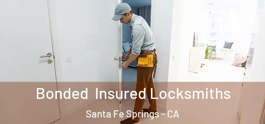  Bonded Insured Locksmiths Santa Fe Springs - CA